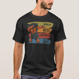 Best Dabbing Rottweiler Dad Dab For Kids Men T-Shirt