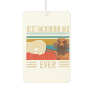Best Dachshund Dad Ever Bump Car Air Freshener