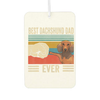 Best Dachshund Dad Ever Bump Car Air Freshener