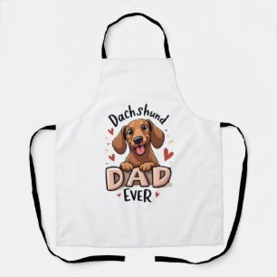 Best Dachshund Dad Ever T Shirt Apron