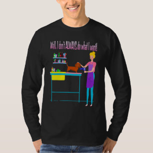 BEST DACHSHUND FUNNY WIENER DOG CUTE PUP GROOMING T-Shirt