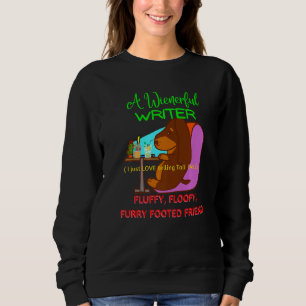 Best Dachshund Funny Wiener Dog Cute Wienerful Wri Sweatshirt