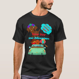BEST DACHSHUND FUNNY WIENER DOG LOVER NEW DAY POSI T-Shirt