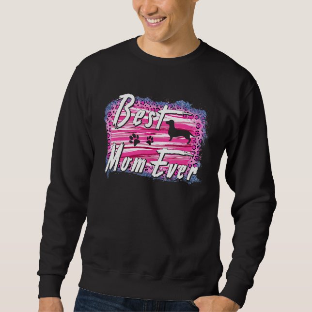 Best Dachshund Mum Ever Dog Sweatshirt (Front)