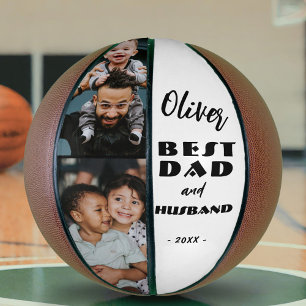 Best Dad and Husband Father 2 Photos Basketball
