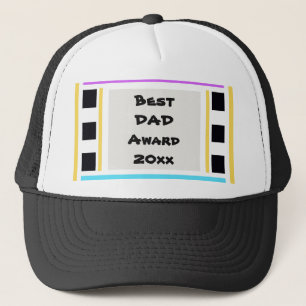 Best Dad Award 20xx Modern Cool Trucker Hat