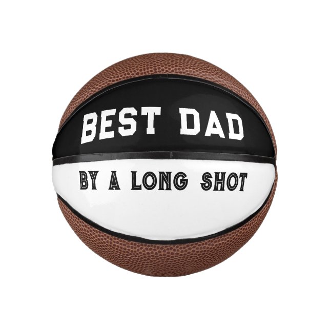 Best Dad Award Mini Basketball (Front)