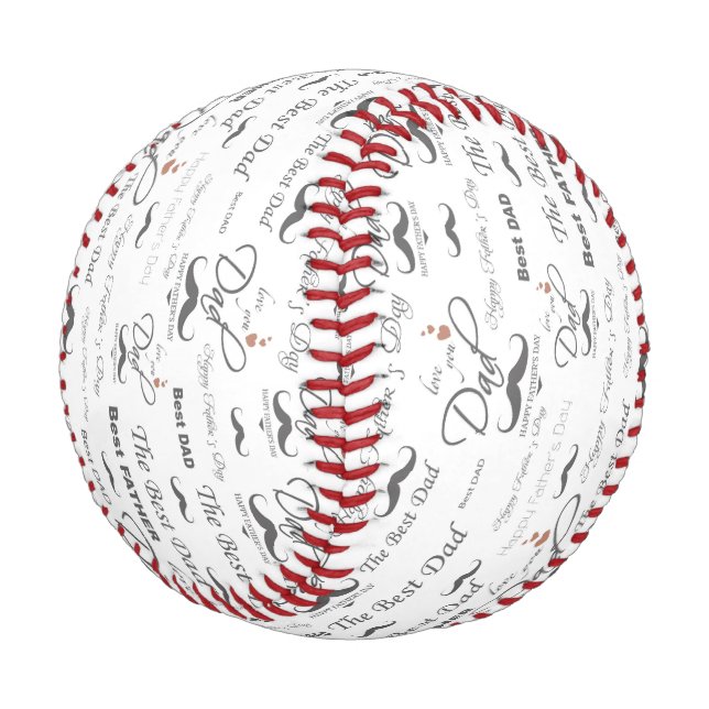 Best Dad Baseball – A Grand Slam Father's Day Gift (Angled)