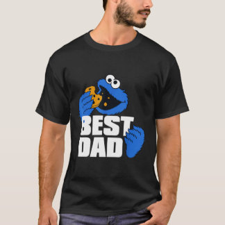 Best Dad Blue Monster Funny Cookie Lover 1 T-Shirt