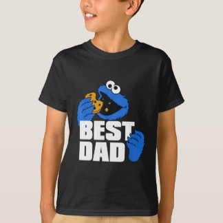 Best Dad Blue Monster Funny Cookie Lover 1 T-Shirt