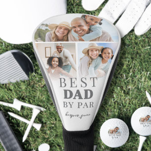Best Dad By Par 3 Photo Father's Day Golf Head Cover