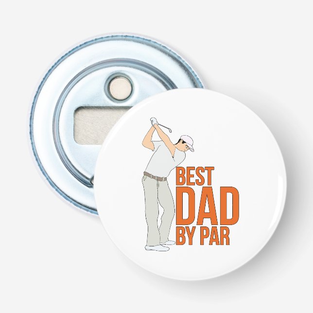 Best Dad By Par Bottle Opener (Front)