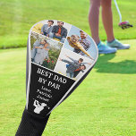 Best Dad by Par Custom 4 Photo Father's day  Golf Head Cover<br><div class="desc">It is a unique gift for a golfer on Father’s Day,  birthday,  wedding party,  golf outing,  or retirement party.</div>