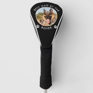 Best Dad by Par Custom Dog Photo Golf Head Cover
