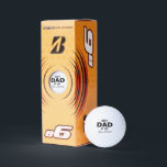 Best Dad By Par Custom Name Father's Day Golf Balls<br><div class="desc">Best Dad By Par Father's Day Golf Balls. Personalise the name as desired. Choose the brand of the golf balls and pack size from the options menu.</div>