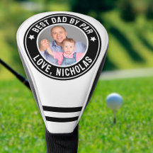 Best Dad by Par Custom Photo Gift From Kids to Dad