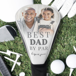 Best Dad By Par Custom Photo Golf Head Cover