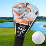 BEST DAD BY PAR Custom Photo Modern Golfer Golf Head Cover<br><div class="desc">Best Dad By Par ... Two of your favourite things, golf and your kids ! Now you can take them with you as you play 18 holes . Introducing the perfect gift for the golf-loving dad or grandpa in your life: a personalised golf head cover with a modern twist! This...</div>