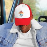 Best Dad By Par Custom Retro Fathers Day Golf Trucker Hat<br><div class="desc">Best Dad By Par design you can customise for the recipient of this cute golf theme design. Perfect gift for Father's Day or any special occasion. 

The text "DAD" can be customised with any moniker by clicking the "Personalise" button above.</div>
