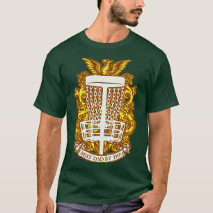 Best Dad By Par Disc Golf Basket Chains Vintage Co T-Shirt