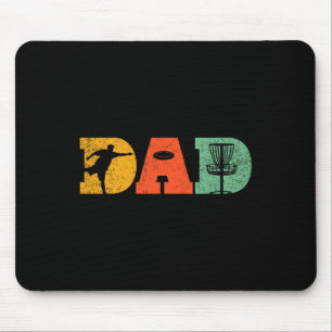 Best Dad By Par Disc Golf Dad Flying Disc Golfers Mouse Mat