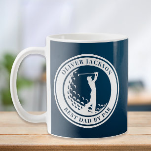 Best Dad by Par Father's Day Gift Coffee Mug