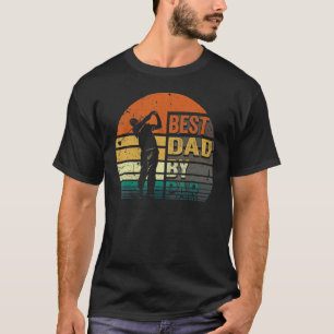Best Dad By Par Father's Day Golf Golfing T-Shirt