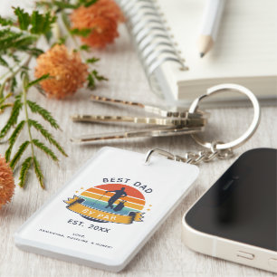 Best Dad By Par Fathers Day Golf Lover Key Ring