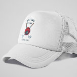 Best Dad By Par Fathers Day Golfing Bug Custom Trucker Hat<br><div class="desc">Golfing Bug Cute golf dad birthday,  Father's Day gift for a golfer. Add a year by clicking the "Personalise" button</div>