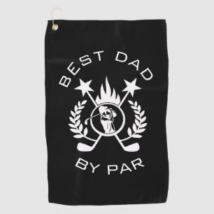 Best Dad by Par Father's Gift  Golf Towel