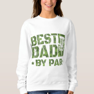 Best Dad By Par Funny Disc Golf Father's Day Sweatshirt