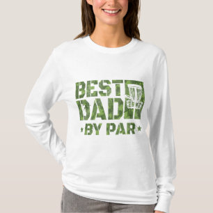 Best Dad By Par Funny Disc Golf Father's Day T-Shirt