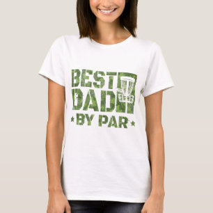 Best Dad By Par Funny Disc Golf Father's Day T-Shirt