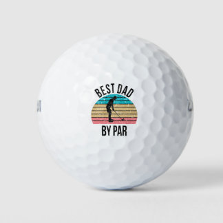 Best Dad By Par Funny Golf Pun Gift For Dad Balls