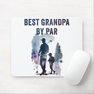Best Dad By Par – Funny Sarcastic Golf Pun Fathers Mouse Mat