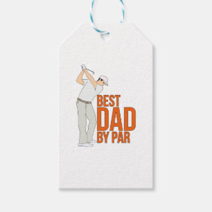 Best Dad By Par Gift Tags