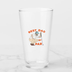 Best Dad By Par Glass