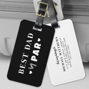Best Dad By Par Golf Bag Luggage Tag
