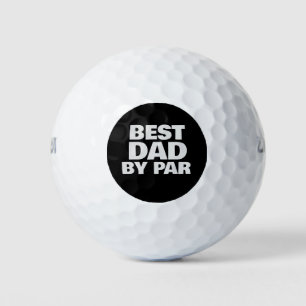 BEST DAD BY PAR GOLF BALLS