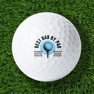 Best Dad by Par Golf Balls