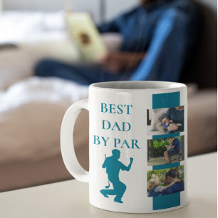 Best Dad by Par Golf Coffee Mug