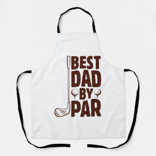 Best Dad By Par Golf Dad Apron
