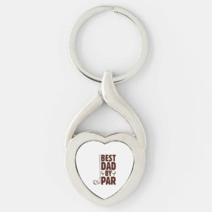 Best Dad By Par Golf Dad Key Ring