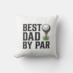 Best Dad By Par Golf Fathers Day Vintage Design_1 Cushion