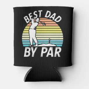 Best Dad By par, Golf Gift for Dad, Golfing gift Can Cooler