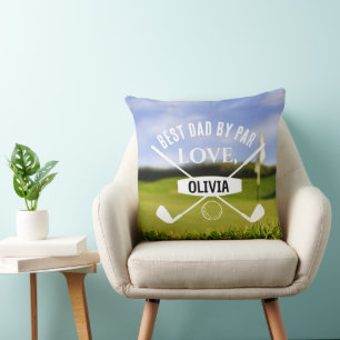 Best Dad By Par Golf Lover Father's Day Cushion