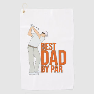 Best Dad By Par Golf Towel