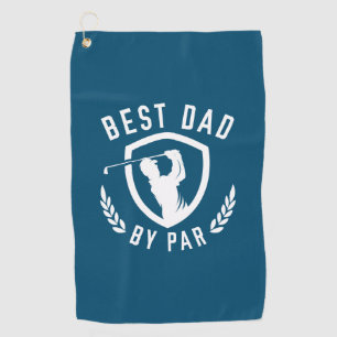Best Dad By Par Golf Towel