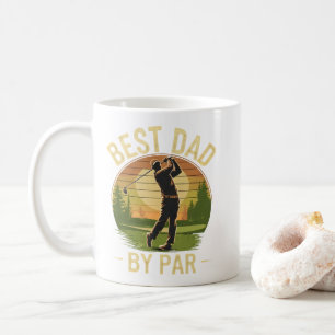 Best Dad By Par - Golfing Dad Coffee Mug