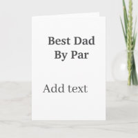 Best dad by par grey black father's day namesimple